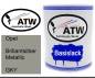 Preview: Opel, Brillantsilber Metallic, GKY: 1L Lackdose, von ATW Autoteile West.